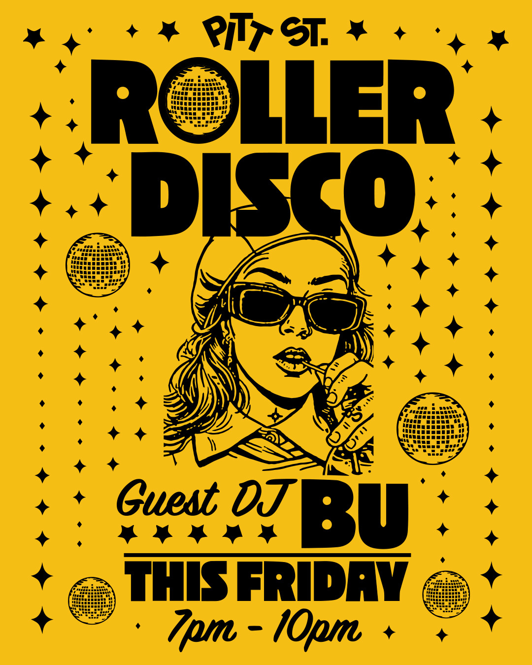 Roller Disco Pitt St. Skatepark Portsmouth DJ Bu Every Friday