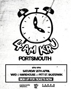 4AM KRU PORTSMOUTH YARD AND WAREHOUSE LIVE DRUM N BASS