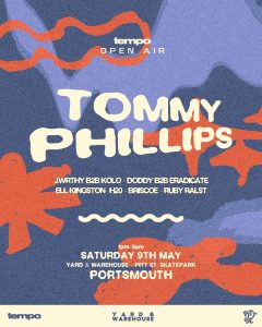 Tommy Phillips, Portsmouth, DJ, House Music, Pitt St. Skatepark